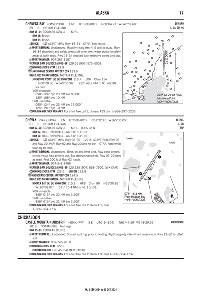 CHENEGA BAY - Airport Diagram