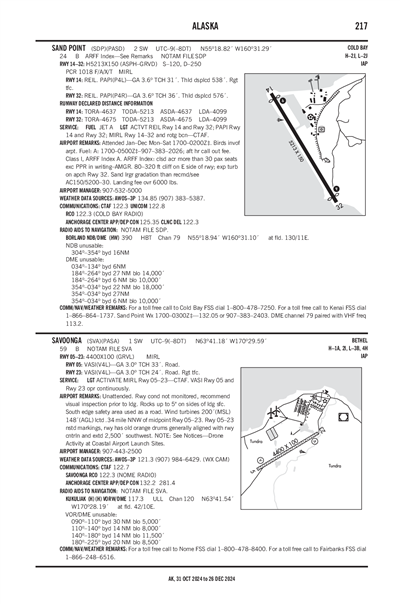 SAND POINT - Airport Diagram