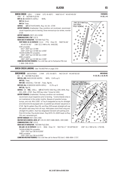 BIRCH CREEK - Airport Diagram