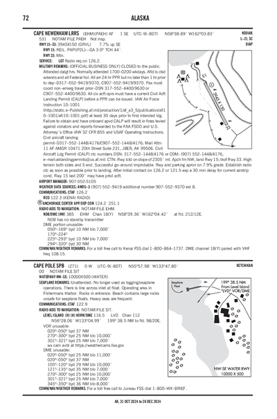 CAPE NEWENHAM LRRS - Airport Diagram