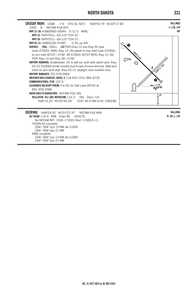 CROSBY MUNI - Airport Diagram