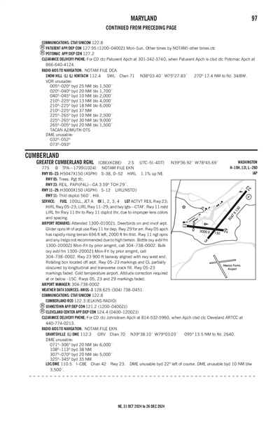 GREATER CUMBERLAND RGNL - Airport Diagram