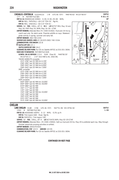 LAKE CHELAN - Airport Diagram