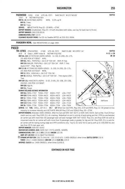 PACKWOOD - Airport Diagram