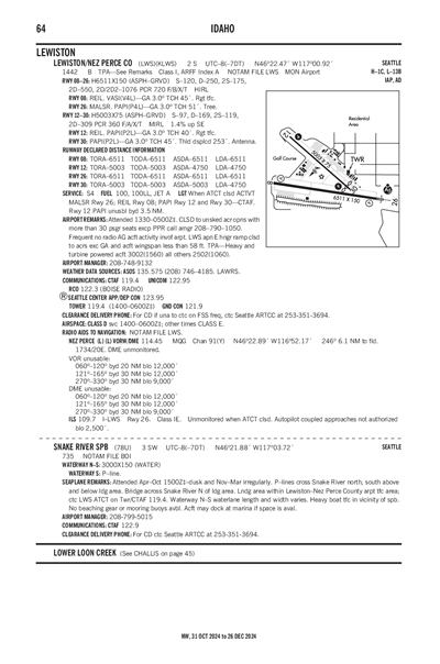 SNAKE RIVER - Airport Diagram