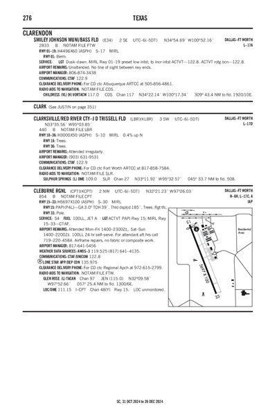 CLEBURNE RGNL - Airport Diagram