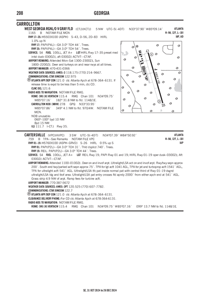 CARTERSVILLE - Airport Diagram