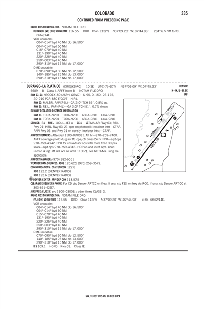 DURANGO-LA PLATA COUNTY - Airport Diagram