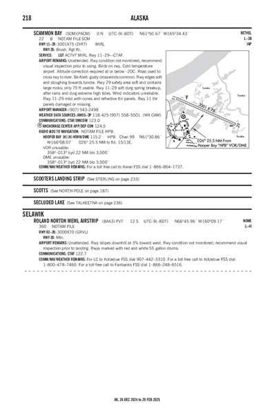 SCAMMON BAY - Airport Diagram