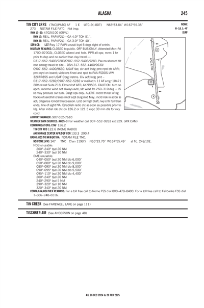 TIN CITY LRRS - Airport Diagram