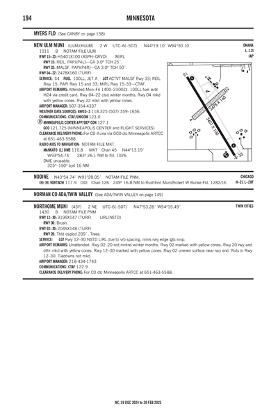 NEW ULM MUNI - Airport Diagram