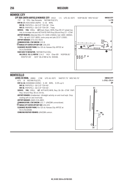 CPT BEN SMITH AIRFIELD/MONROE CITY - Airport Diagram