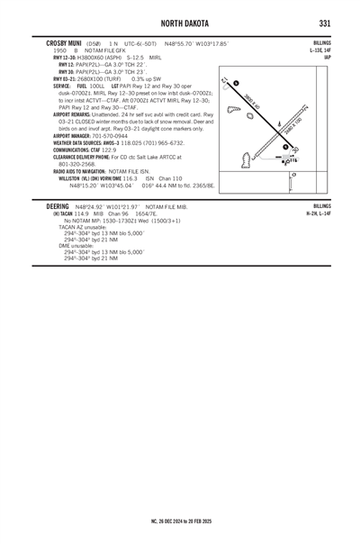 CROSBY MUNI - Airport Diagram