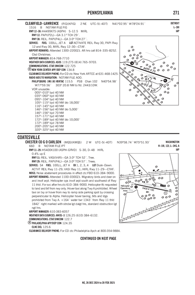 CLEARFIELD-LAWRENCE - Airport Diagram