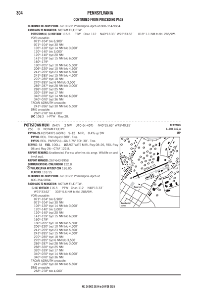 POTTSTOWN MUNI - Airport Diagram
