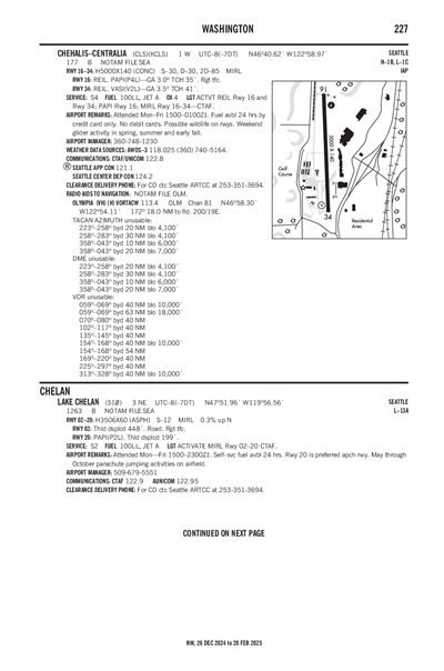 LAKE CHELAN - Airport Diagram