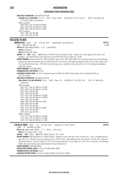 COLVILLE MUNI - Airport Diagram