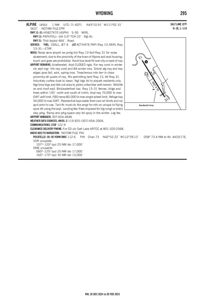 ALPINE - Airport Diagram