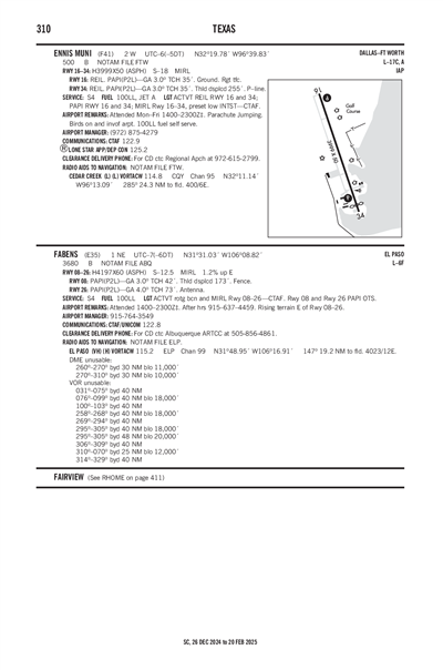 FABENS - Airport Diagram