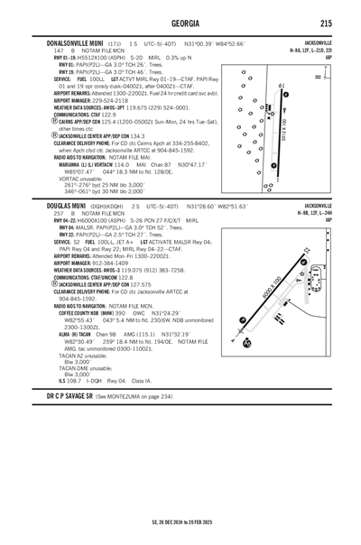 DONALSONVILLE MUNI - Airport Diagram