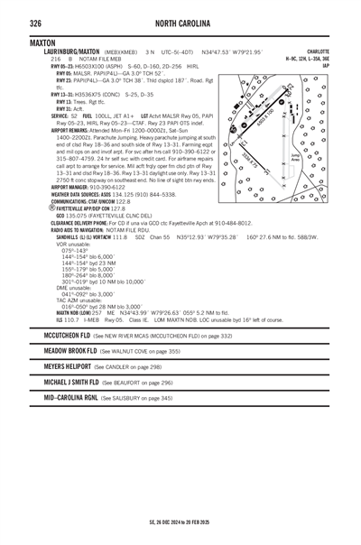 LAURINBURG/MAXTON - Airport Diagram