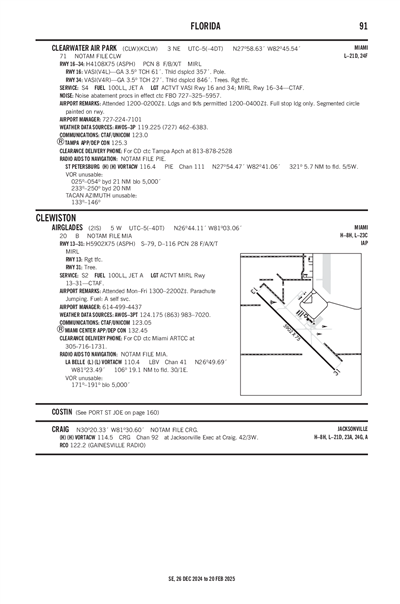 CLEARWATER AIR PARK - Airport Diagram