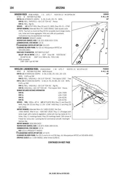 WINDOW ROCK - Airport Diagram