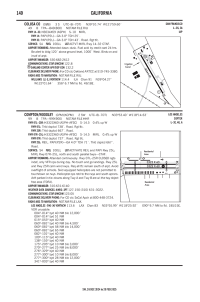 COMPTON/WOODLEY - Airport Diagram