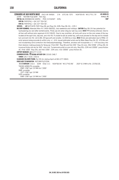 EDWARDS AF AUX NORTH BASE - Airport Diagram