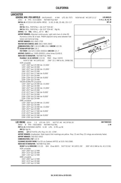 LEE VINING - Airport Diagram