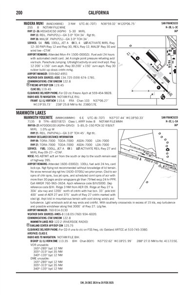 MADERA MUNI - Airport Diagram