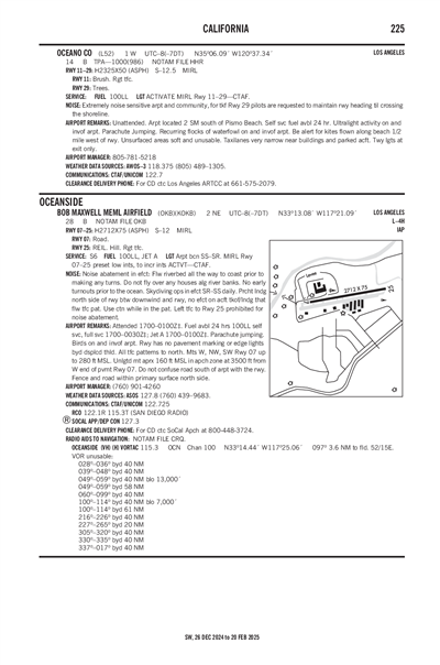 OCEANO COUNTY - Airport Diagram