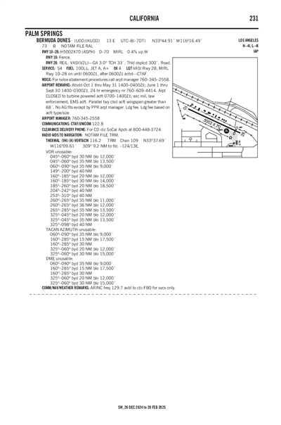 BERMUDA DUNES - Airport Diagram