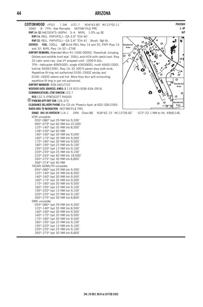 COTTONWOOD - Airport Diagram