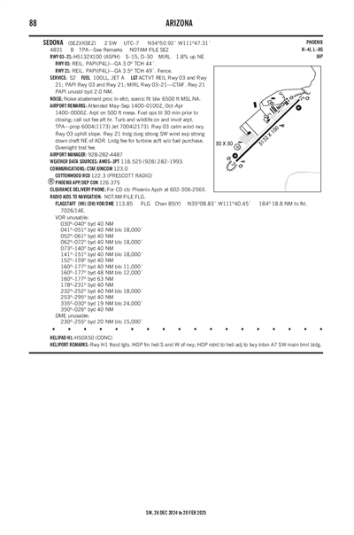 SEDONA - Airport Diagram