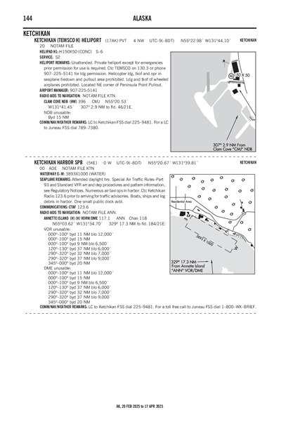 KETCHIKAN HARBOR - Airport Diagram