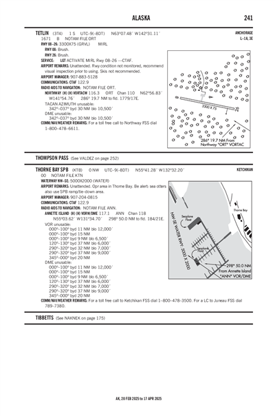 THORNE BAY - Airport Diagram