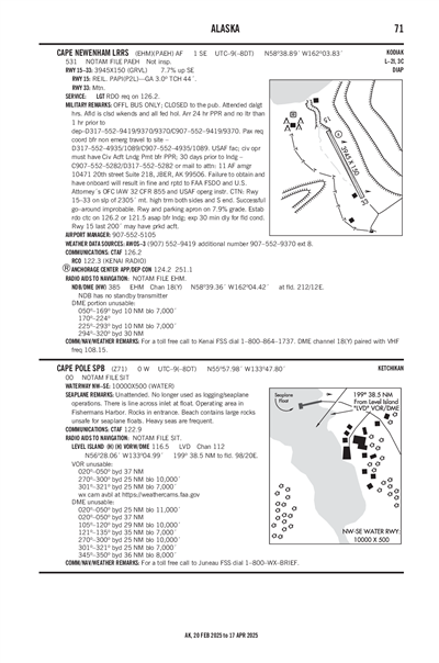 CAPE POLE - Airport Diagram