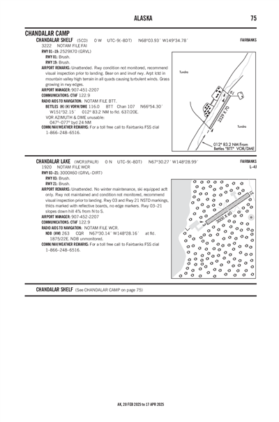 CHANDALAR SHELF - Airport Diagram