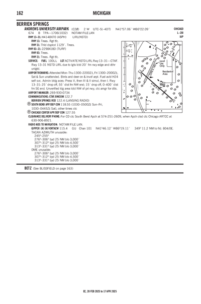 ANDREWS UNIVERSITY AIRPARK - Airport Diagram