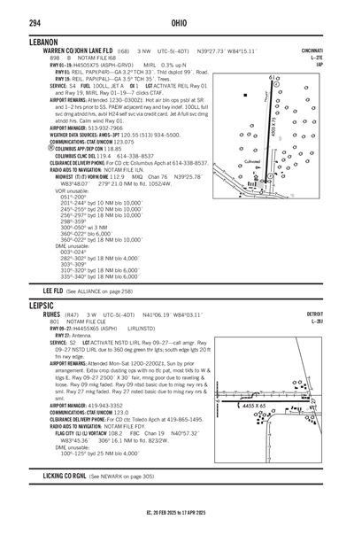 WARREN COUNTY/JOHN LANE FLD - Airport Diagram