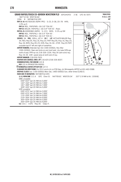 GRAND RAPIDS/ITASCA COUNTY-GORDON NEWSTROM FLD - Airport Diagram