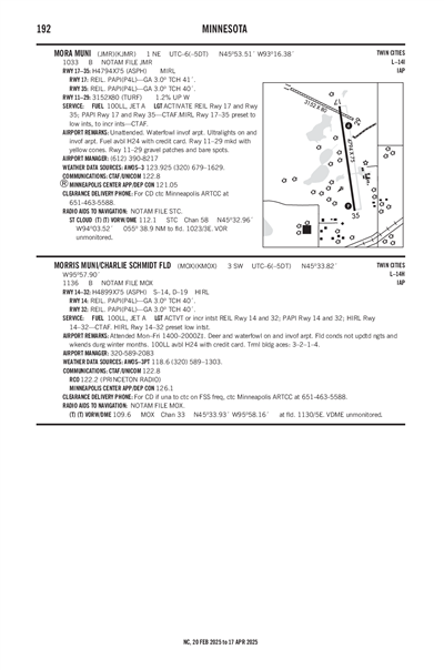 MORA MUNI - Airport Diagram