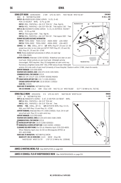 IOWA CITY MUNI - Airport Diagram