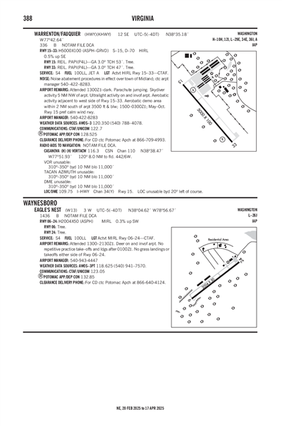 WARRENTON/FAUQUIER - Airport Diagram