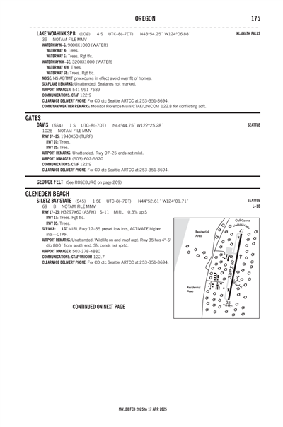 LAKE WOAHINK - Airport Diagram