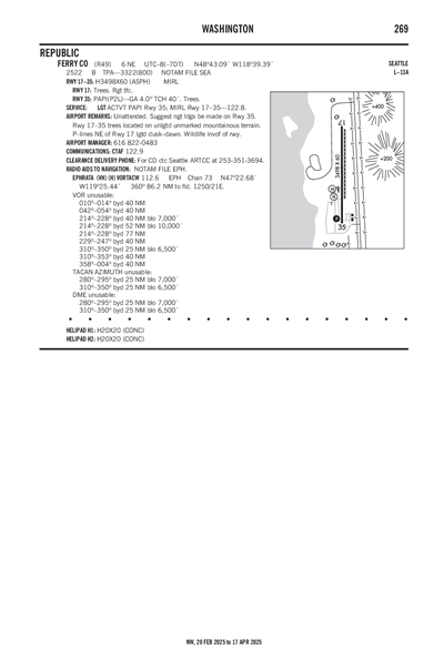 FERRY COUNTY - Airport Diagram