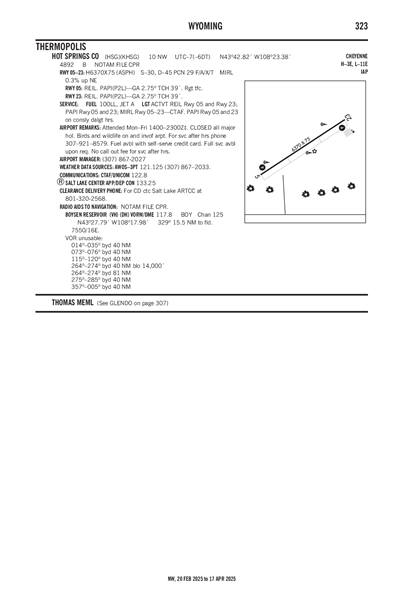 HOT SPRINGS COUNTY - Airport Diagram