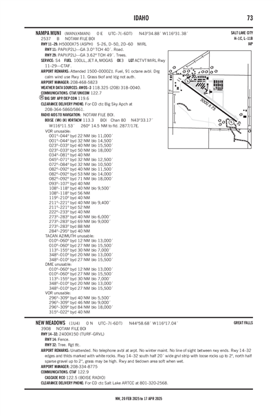 NAMPA MUNI - Airport Diagram