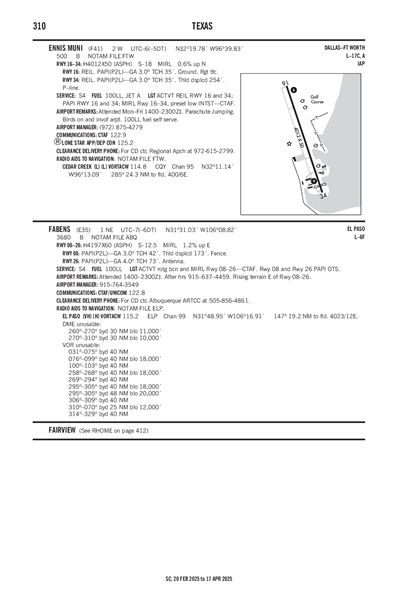 FABENS - Airport Diagram